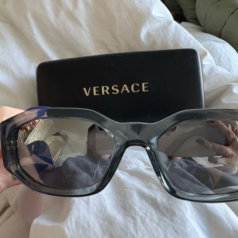 Versace Medusa Gray Sunglasses